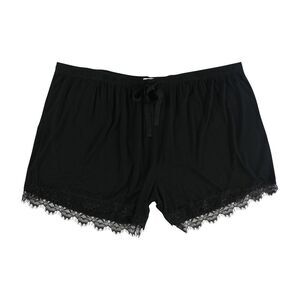 Seeing Stars Womens Plus Size Lace-Trim Pajama Shorts, NWT